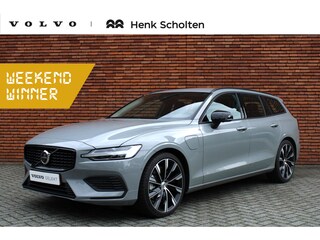 Volvo V60 T6 Plug-in hybrid AWD Core | Keyless Drive  | Electrisch Bedienbare Achterklep | 20-inch Lichtmetalen Velgen | Premium audio by Harman Kardon | Leren bekleding | Rondom zicht camera | Alarmklasse 3