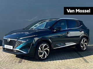 Nissan Qashqai 1.5 e-Power Tekna Plus 205PK | Rijklaarprijs! | Head-Up Display | BOSE Audio | Panoramadak | Stoel,- Stuur en Voorruitverwarming | 20'' Inch Velgen | Apple CarPlay & Android Auto | Nieuw uit voorraad leverbaar!