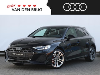 Audi A3 Sportback 45 TFSI e S edition Competition 272pk | SONOS | HUD | Keyless | Elek. bestuurderstoel | Matrix LED | Trekhaak | Adaptive Cruise | Stoelverwarming | Carbon spoiler | 360° camera