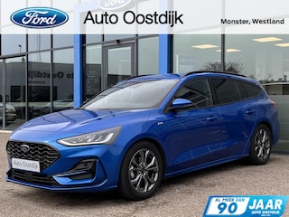 Ford Focus Wagon 1.0 EcoBoost Hybrid ST Line X 155PK Automaat Winterpack Cruise Camera Parkeersensoren Climate Full-LED Keyless Privacy Glass *1500KG Trekgewicht*