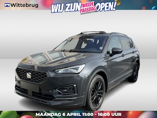Seat Tarraco 1.5 TSI FR / AUTOMAAT/ PANO/ TREKHAAK/ MEMORYSEAT/ STUUR+STOELVERWARM.V+A/ PARK.SENSOR.V+A/ CAMERA/ ELEK.ACHTERKLEP/ DODEHOEK/ DCC/ FULL LINK/ ACC/ KEYLESS/ BEATS AUDIO/ DAB/ NAVI/ CLIMA/ LED/ 20'' LMV