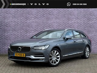 Volvo V90 2.0 T5 Inscription | Trekhaak | Bowers & Wilkens | Schuif/kantel Panoramadak | Adaptieve cruise | 360° Camera | Keyless entry/start | HUD | Apple carplay/android auto | BLIS | Stoelverwarming |