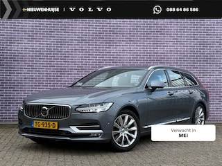 Volvo V90 2.0 T5 Inscription | Trekhaak | Bowers & Wilkens | Schuif/kantel Panoramadak | Adaptieve cruise | 360° Camera | Keyless entry/start | HUD | Apple carplay/android auto | BLIS | Stoelverwarming |