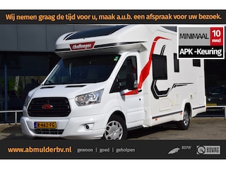 Challenger 287 GA | 170PK | Handgeschakeld (6 versnellingen) | NIeuwe APK | Airco | 4 slaapplekken, 2x vast + hefbed | 4 Zitplaatsen | Douche & Toilet | Luifel | Parkeer camera |