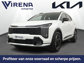 Kia Sportage 1.6 T-GDi Hybrid GT-Line - Stoel/stuur verwarming - Schuif/kanteldak - LED verlichting - Head up Display - Keyless entry/start - 18'' lichtmetalen velgen - Fabrieksgarantie t/m 2033