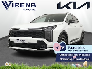 Kia Sportage 1.6 T-GDi Hybrid GT-Line - Stoel/stuur verwarming - Schuif/kanteldak - LED verlichting - Head up Display - Keyless entry/start - 18'' lichtmetalen velgen - Fabrieksgarantie t/m 2033