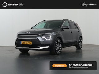 Kia Niro 1.6 GDi PHEV DynamicPlusLine Edition | 18” lichtmetalen velgen | Elektrisch verstelbare bestuurdersstoel | Stoel/Stuurwielverwarming | LED Koplampen | Elektrisch bedienbare achterklep |