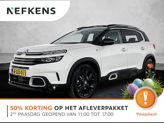 Citroën C5 Aircross 1.6 Plug-in Hybrid Shine 225pk Automaat | Schuif-/Kanteldak | Trekhaak | 1ste Eigenaar | Elektrische Bestuurdersstoel | Navigatie | Stoelverwarming | LED | Dodehoekdetectie | Apple Carplay/Android Auto |