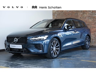 Volvo V60 2.0 T6 Plug-in hybrid AWD Plus Dark | Elektrische wegklapbare trekhaak | Adaptive Cruise Control | 360° Parkeercamera | Stoelverwarming | Stuurwielverwarming | Harman Kardon Premium Audio | Google infotainment | Longe Range