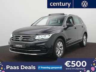 Volkswagen Tiguan 1.4 TSI eHybrid Elegance Automaat - Panoramisch schuif-kanteldak - Leer - 360 camera - Navigatie - Side Assit - LED Matrix