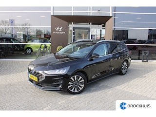 Ford Focus Wagon 1.0 EcoBoost Hybrid Titanium X | Achteruitrijcamera | Cruise Control | Voorstoelen Verwarmd | Verwarmde voorruit | Achteruitrijcamera | Airco (automatisch) | Armsteun voor