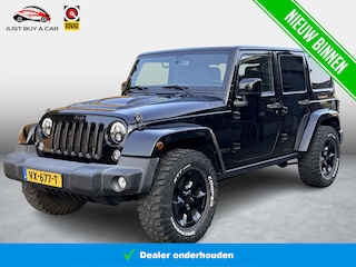 Jeep Wrangler 2.8 CRD Black Edition II "1 van 52" / NL Auto / Dealeronderhouden / Incl. Ombouw naar geel / Hardtop / 4X4 / Cruise control / Leder / Keyless / Navigatie / Alpine-Premium Geluidssysteem /
