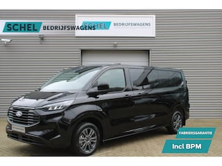 Ford Transit Custom 320 2.0 TDCI L2H1 Limited 170pk - 1+1 Stoelopstelling - 2x Schuifdeur - Adaptive Cruise - Verwarmd stuur - Blind spot - Navigatie - Camera - Draadloos laden - Rijklaar