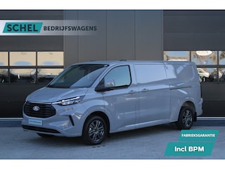 Ford Transit Custom 320 2.0 TDCI L2H1 Limited 170pk - 1+1 Stoelopstelling - 2x Schuifdeur - Adaptive Cruise - Verwarmd stuur - Blind spot - Navigatie - Camera - Draadloos laden - Rijklaar
