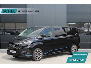 Ford Tourneo Custom 320 2.0 TDCI L2H1 Titanium X DC 170pk - Adaptive Cruise - LED - Blind Spot - Leder - Navigatie - 360 Camera - Trekhaak - Rijklaar
