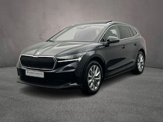 Skoda Enyaq iV 80 204pk Automaat Trekhaak, Adaptive cruise control, Panoramadak, Lederen bekleding, Stoelverwarming, 360 camera, LED-Matrix verlichting, Stuurwiel verwarmd