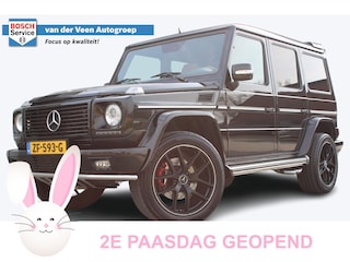 Mercedes-Benz G-klasse 55 AMG Kompressor | Uitgebreide historie | Stoelverwarming voor + achter | Stuurverwarming | Trekhaak | Memory seats | Suspension kit | Cruise control | Bluetooth | Climate control |