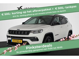 Jeep Compass 4xe 240 Plug-in Hybrid Electric S Leder Stuur-Stoelverwarming Apple Carplay