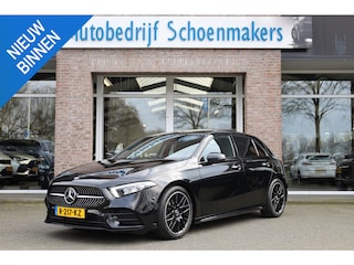 Mercedes-Benz A-klasse 180 AMG Line PANO SFEERVERL. LEER/ALCANTARA WIDESCREEN STOELVERW. ZWARTE-HEMEL CAMERA DAB CRUISE CLIMA NAVI 2XPDC 18''LMV NAP
