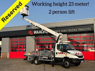 Iveco Daily 70C14 CTE lift 23 meter, elektrische lift 17 uren 2 persoonslift 250 kg