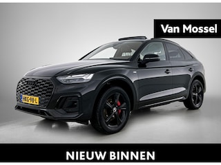 Audi Q5 55 TFSI e S edition Competition 367 PK | S-line | Navigatie | Adaptive cruise control | Panoramadak | B&O Premium soundsysteem | 360 Camera | Trekhaak | Climate Control | Comfortsleutel | Stoelverwarming | Verwarmbaar stuurwiel | Optiekpakket zwart |