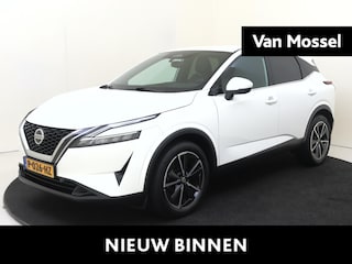 Nissan Qashqai 1.3 MHEV Tekna | airco automatisch | Apple Carplay/Android | cruise control adaptief | dodehoekdetectie met correctie | lederen interieurdelen | lederen/stof bekleding | lichtmetalen velgen 19" | matrix LED koplampen | navigatiesysteem full map |