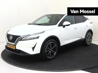 Nissan Qashqai 1.3 MHEV Tekna | airco automatisch | Apple Carplay/Android | cruise control adaptief | dodehoekdetectie met correctie | lederen interieurdelen | lederen/stof bekleding | lichtmetalen velgen 19" | matrix LED koplampen | navigatiesysteem full map |