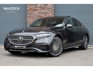 Mercedes-Benz E-klasse 450 4MATIC AMG Line Premium+ | Luchtvering | Hyperscreen | Achterasbesturing | Massage | Nappa Leder | Stoelventilatie | Soft-Close | Trekhaak | Burmester | HUD | Verwarmd Stuurwiel |