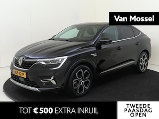 Renault Arkana 1.6 E-Tech Hybrid 145 PK | Apple Carplay/Android | cruise control adaptief | dodehoek detectie | electronic climate control | LED koplampen | lederen bekleding | lichtmetalen velgen 18" | navigatiesysteem | voorstoelen verwarmd |