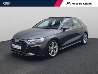 Audi A3 Sportback 35 TFSI/150PK S Line · Panoramadak · Camera · SONOS · Stoelverwarming · Apple/Android Car Play ·  Leder/Stof · Drive select · Garantie t/m 08-07-2027