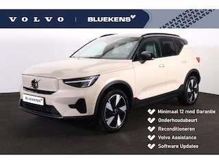 Volvo EX40 Extended Range Ultra 82 kWh - Panorama/schuifdak - IntelliSafe Assist & Surround - 360º Camera - Harman/Kardon audio - Verwarmde voorstoelen & stuur - Parkeersensoren voor & achter - Elektr. bedienb. voorstoelen met geheugen links - Draadloze tel. lader - Warmtepomp - Extra getint glas - 19' LMV