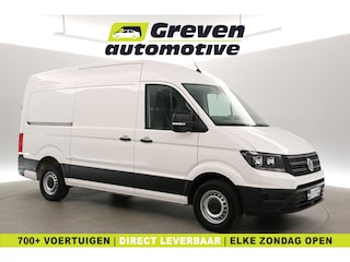 Volkswagen Crafter 2.0 TDI L3H3 | Aut. | 3000kg Trekgew. | Airco | Cruise | Camera | Carplay | 3 Zits | Trekhaak | 2xSchuifdeur | Parkeersens.
