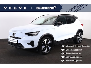 Volvo EX40 Extended Range Ultra 82 kWh - Panorama/schuifdak - IntelliSafe Assist & Surround - 360º Camera - Harman/Kardon audio - Verwarmde voorstoelen & stuur - Parkeersensoren voor & achter - Elektr. bedienb. voorstoelen met geheugen links - Draadloze tel. lader - Warmtepomp - Extra getint glas - 19' LMV
