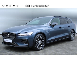 Volvo V60 2.0 T6 Plug-in hybrid AWD Plus Dark | Lichtmetalen Velgen 18" | Electronic Climate Controle |  Voorstoelen + Stuurwiel Verwarmd En Elektrische Lendesteunen | Achterbank Verwarmd  | Keyless Entry | Keyless Start | Google Navigatiesysteem |