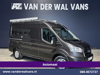 Ford Transit 2.0 TDCI 170pk Automaat L2H2 inrichting Euro6 Airco | Navigatie | Camera | Trekhaak | Imperiaal | Apple Carplay Cruisecontrol, Android Auto, Verwarmde voorruit, Trap, Parkeersensoren, Bijrijdersbank
