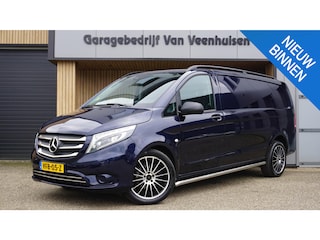 Mercedes-Benz Vito 116 CDI 163PK Automaat Extra Lang Leder LED 19inch LM Sidebar Trekhaak *46140km* Cavansiet Blue!