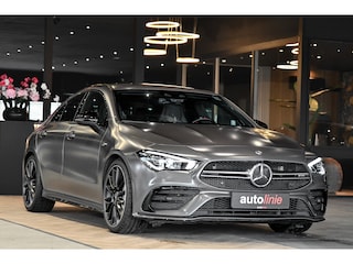 Mercedes-Benz CLA AMG 35 4MATIC Aero. Schaal, Perf Stuur, Burm, Keyless, Camera, CarPlay, Sfeer!