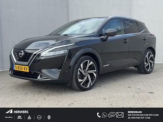 Nissan Qashqai 1.5 e-Power Tekna Plus / Panoramadak /Apple Carplay & Android Auto / 360° Camera / Keyless Entry & Start / Navigatie full map / Stuur- en Stoelverwarming / Voorruitverwarming / Climate Control / Adaptieve Cruise Control / Elektrisch Verstelbare Voorstoelen met geheugenset Bestuurdersstoel / Massagefunctie