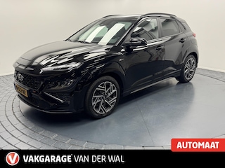 Hyundai Kona 1.6 T-GDi N-Line 199PK Automaat-Trekhaak-Navigatie-Cr.contr-Clima-Camera-LED-Parkeersensoren-Stoelverwarming-Lm18''velgen