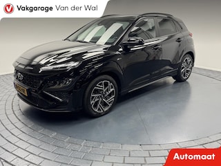 Hyundai Kona 1.6 T-GDi N-Line 199PK Automaat-Trekhaak-Navigatie-Cr.contr-Clima-Camera-LED-Parkeersensoren-Stoelverwarming-Lm18''velgen