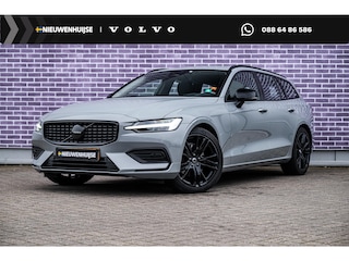 Volvo V60 2.0 B3 Essential Edition | Leder | Adaptieve Cruise Control | Sport Pack | 19" Black Edition Velgen | Stoelverwarming | Park Assist |