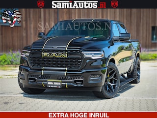 Dodge Ram Limited Night Sport High Output 540HP 706Nm | Massage + Full Option | De Meest Luxe en Volle Pick-Up in zijn Klasse | Comfortabele Dubbele Cabine met Royale 5 Zitplaatsen | BPM vrij | Nu Leverbaar uit Voorraad | Voorraad Nr 2356 - 0990
