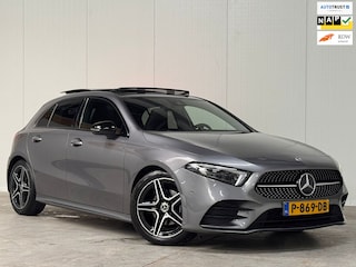 Mercedes-Benz A-klasse 180 AMG PANO l MATRIX l EL-STOEL l SFEER l KEYLESS l SOUND l ORG.NL l DEALER OH l