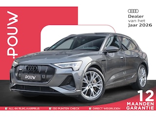 Audi e-Tron 50 313pk quattro Launch Edition Black 71 kWh | Panoramadak | Luchtvering | SoH 91% | Memory