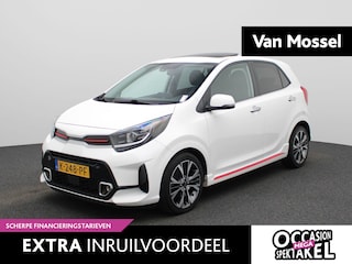 Kia Picanto 1.0 T-GDi GT-Line 5p | Navigatie | Schuifdak | Stoel/Stuur verwarming | Apple Carplay / Android Auto | Achteruitrijcamera | Leder | Parkeersensoren | Climate Control | Lichtmetalen Velgen |
