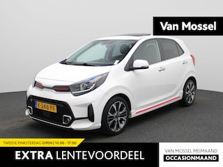 Kia Picanto 1.0 T-GDi GT-Line 5p | Navigatie | Schuifdak | Stoel/Stuur verwarming | Apple Carplay / Android Auto | Achteruitrijcamera | Leder | Parkeersensoren | Climate Control | Lichtmetalen Velgen |