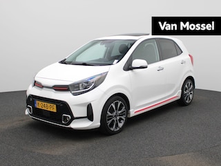 Kia Picanto 1.0 T-GDi GT-Line 5p | Navigatie | Schuifdak | Stoel/Stuur verwarming | Apple Carplay / Android Auto | Achteruitrijcamera | Leder | Parkeersensoren | Climate Control | Lichtmetalen Velgen |