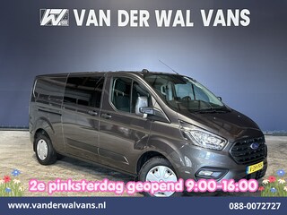 Ford Transit Custom 2.0 TDCI 170pk L2H1 Dubbele Cabine Euro6 Airco | 5-Zits | 2x Zijdeur | Camera | LED Apple Carplay, Android Auto, Cruisecontrol, Parkeersensoren, Stoelverwarming, Verwarmde voorruit 2800kg trekvermogen