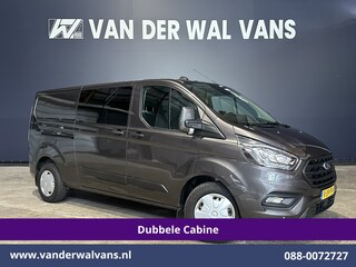 Ford Transit Custom 2.0 TDCI 170pk L2H1 Dubbele Cabine Euro6 Airco | 5-Zits | 2x Zijdeur | Camera | LED Apple Carplay, Android Auto, Cruisecontrol, Parkeersensoren, Stoelverwarming, Verwarmde voorruit 2800kg trekvermogen