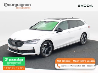 Skoda Superb 1.5 TSi 204 Pk PHEV Sportline Business | Panoramadak | Leder |  Trekhaak | Canton Audio | Stoel Massage | 360° Camera | 19 Inch | 6.608 Km !!
